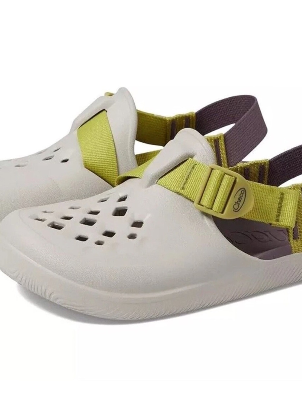 Chaco Chillos Clog Shoe, Women’s Size 7 MoonBeam JCH109164 NWT Crocs Sandal